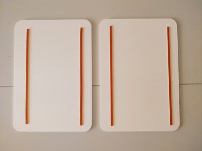 Табличка 1 ПОВЕРХ англійською пластикова (19360)